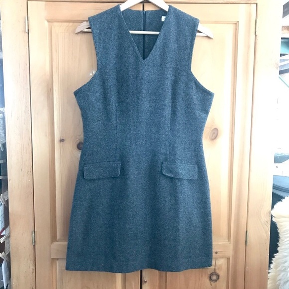 Eddie Bauer Dresses & Skirts - Eddie Bauer gray wool sheath dress 8